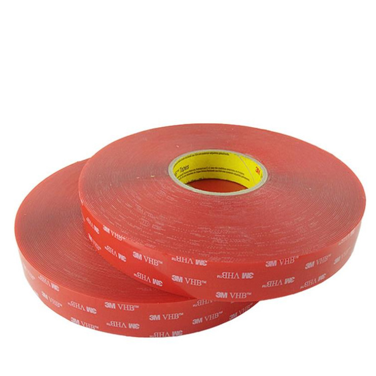 3M4905VHB双面胶带 透明亚克力胶4905P强力高粘金属玻璃汽车胶带