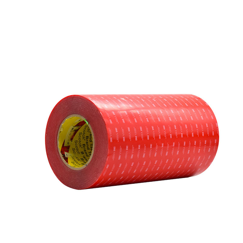 3M4905VHB双面胶带 透明亚克力胶4905P强力高粘金属玻璃汽车胶带