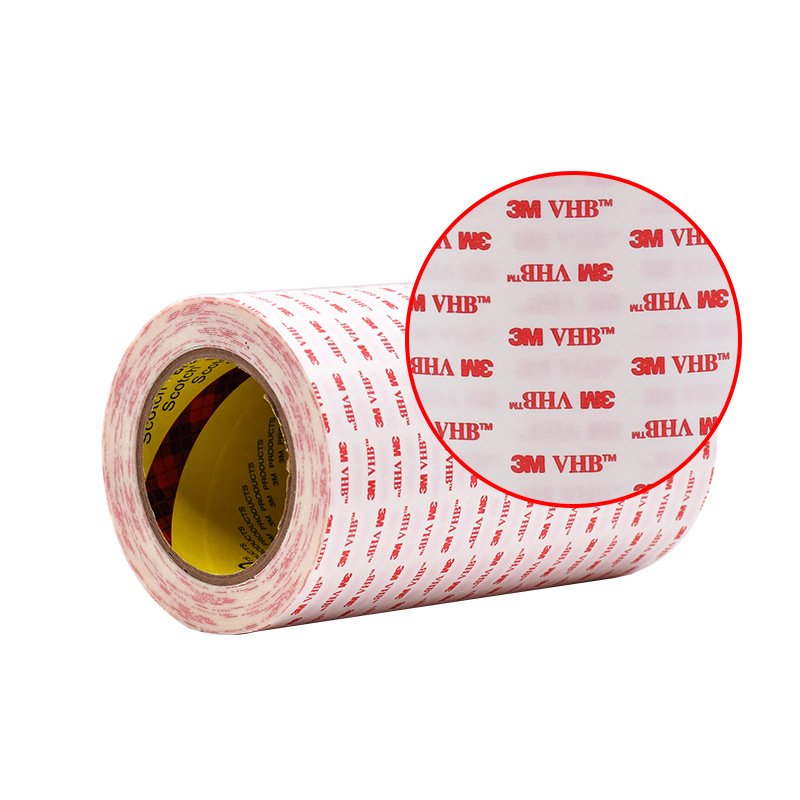 3M4920 双面胶VHB白色丙烯酸泡棉胶强粘密封汽车双面胶带