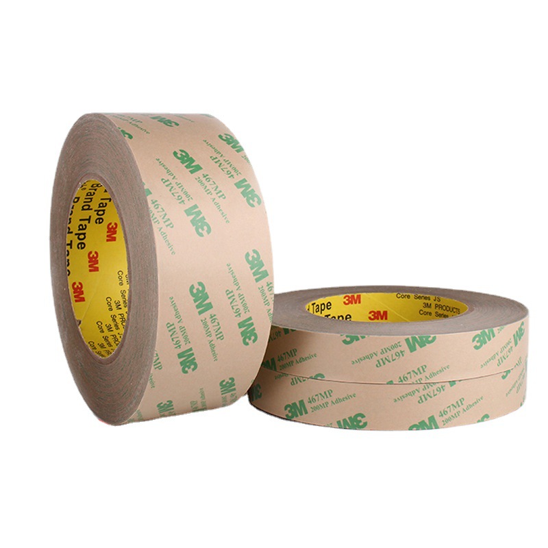 3M467MP 无基材双面胶 200MP超薄膜开关透明耐高温双面胶