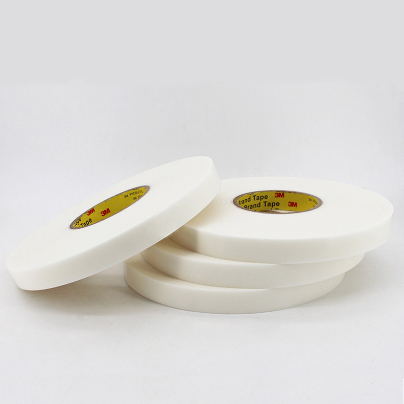 3M4951双面胶带 1.1MM白色耐低温双面胶带高粘VHB丙烯酸胶带