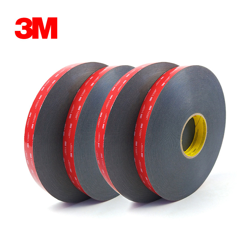 3M4979F双面胶 1.6mm丙烯酸泡棉防水耐高温强力双面胶带